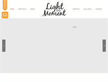 Tablet Screenshot of lightthemoment.com